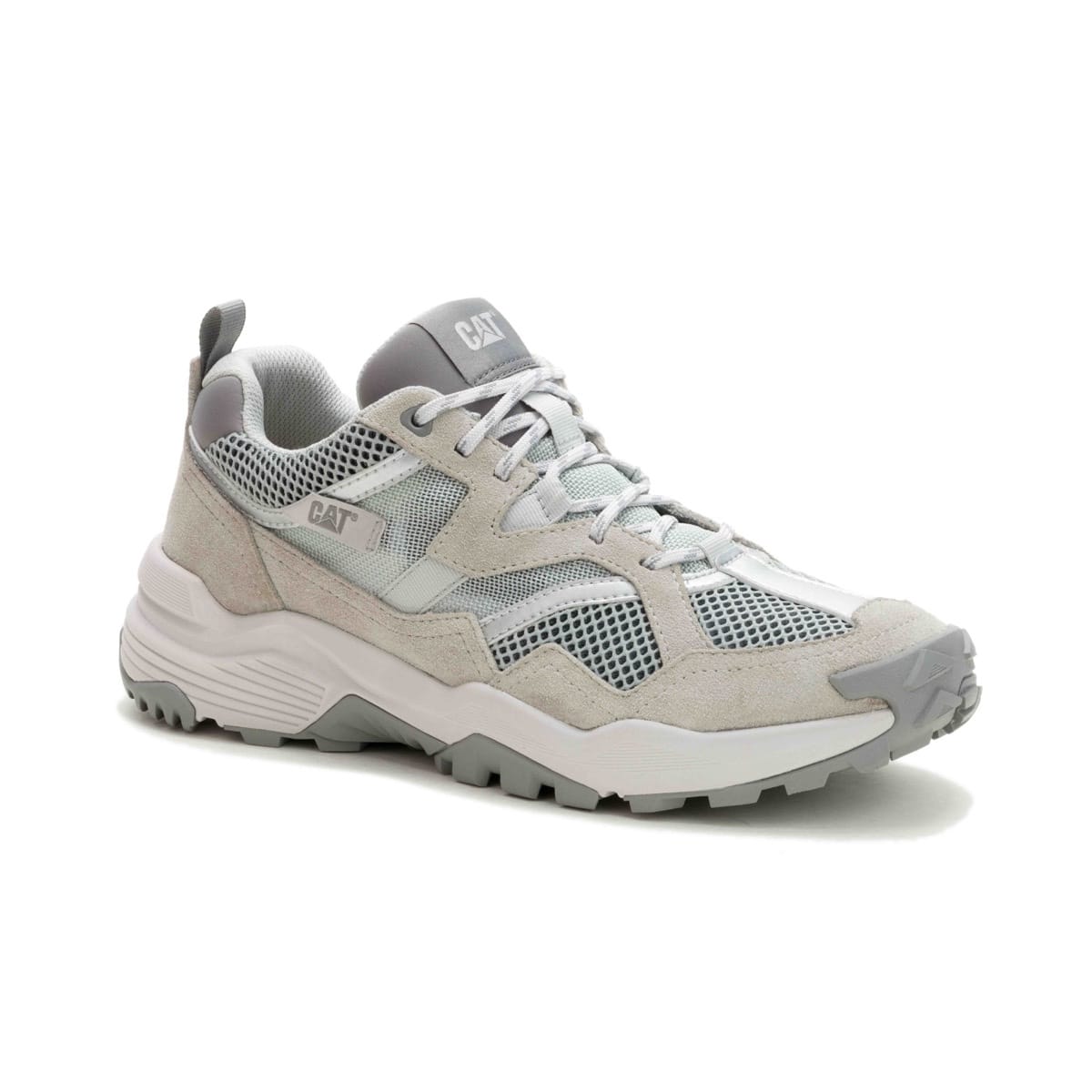 Zapatilla Grapple Suede Mesh Hombre Silver
