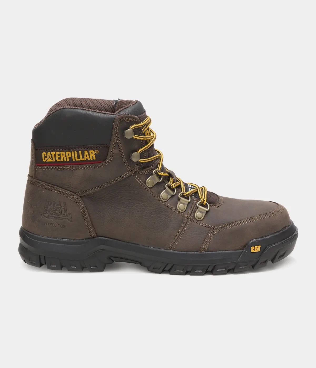 Botin De Seguridad Outline St Hombre Seal Brown